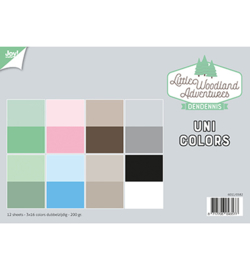6011/0582 Papierset LWA  Uni Colors
