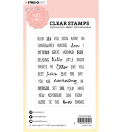 SL-SS-STAMP442 StudioLight Quotes small Fintastic Sweet Stories nr.442