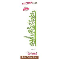 303315 CottageCutz Elites Die Spring Foliage Border, 5.5"X1.9"