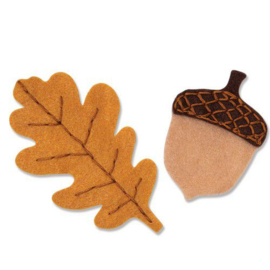 665961 Sizzix Bigz Die Acorn & Oak Leaf Olivia Rose