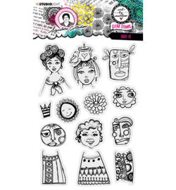 ABM-SI-STAMP506 Art by Marlene Face-it Signature Collection nr.506