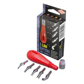 L5S Essdee 5 Lino Cutters and Handle
