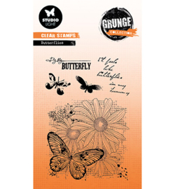 SL-GR-STAMP399 Butterflies Grunge collection nr.399