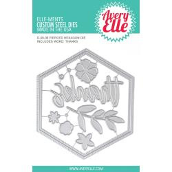 590161 Elle-Ments Dies Pierced Hexagon