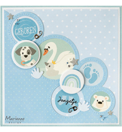LR0839 Marianne Design Creatables Layout circles by Marleen