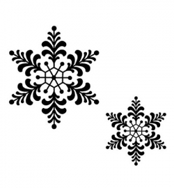UMS167         Stempel Featthery Snowflake