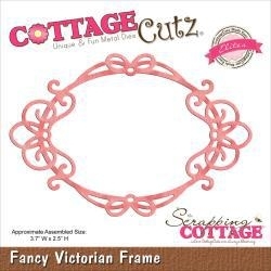 423136 CottageCutz Elites Die Fancy Victorian Frame, 3.75"X2.5"