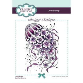 UMSDB085 Creative Expressions clear stempel set Jellyfish blooms A6