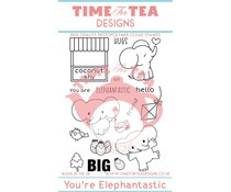 **Time For Tea Elephantastic Clear Stamps