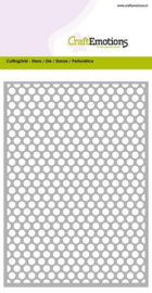 115633/0603 CraftEmotions Die - Cutting Grid - dots rond Card 10,5x14,8cm