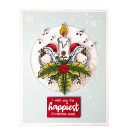BL-ES-STAMP484 - Singing birds By Laurens nr.484