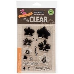 HA-CL947 Hero Arts Clear Stamps Large Orchid