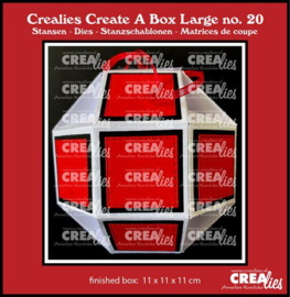 CCABL20 Crealies Create A Box Large Discoba