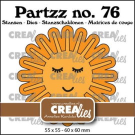 CLPartzz76 Crealies Partzz Vrolijke zon
