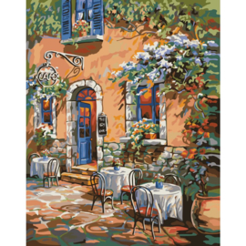 307213 Paint By Number Kit French Country Cafe 16"X20"