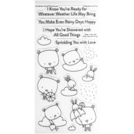 CS558 My Favorite Things Clear Stamps Sprinkling You With Love 4"X8"