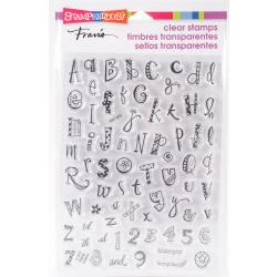 307684 Stampendous Perfectly Clear Stamps Funky Alphabet