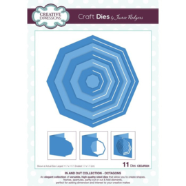 CEDJR024 Creative Expressions In and Out Collection Snijmal Octagons