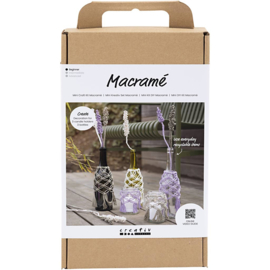 977626 Creativ Company Hobbyset Macramé, Glasdecoratie