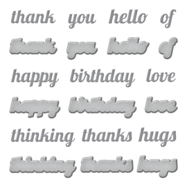 S5-564 Everyday Sentiments Etched Dies