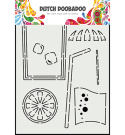 470.784.025 Dutch DooBaDoo Card Art A5 Cocktail glass
