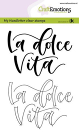 130501/1884 CraftEmotions clearstamps A6 -La dolce Vita