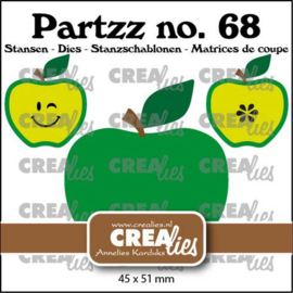 CLPartzz68 Crealies Partzz Appel groot