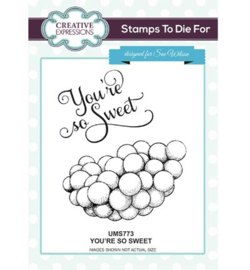 UMS773 Stamps To Die For Sweet You're So Sweet