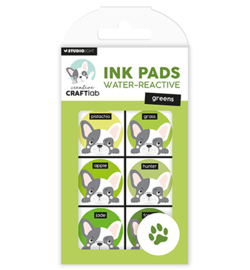 CCL-ES-INKP22 CraftLab Ink Pads Water-reactive greens Essentials nr.22