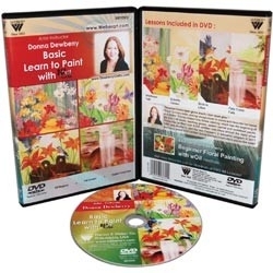 132752 Donna Dewberry DVD Basic Learn To Paint With Oils