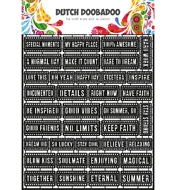 474.007.009 Dutch DooBaDoo Dutch Paper Art Tekst
