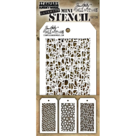 MTS 35 Tim Holtz Mini Layered Stencil Set #35