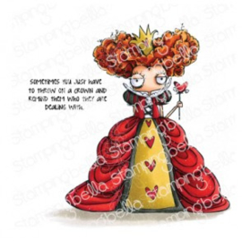 565556 Stamping Bella Cling Stamps Oddball Queen Of Hearts