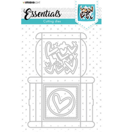 STENCILSL394 StudioLight SL Cutting Die Giftbox Multi Merci Essentials nr.394