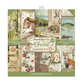 SBBS06 Stamperia Forest 8x8 Inch Paper Pack