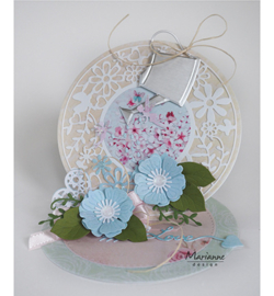 LR0574 Creatables Flower Frame round