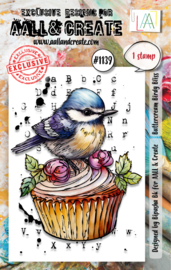AALL-TP-1139 Stamp Set A7 Buttercream Birdy Bliss