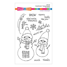 STP-218 Stampendous FransFormer Snowy Friends Clear Stamp Set