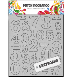 492.500.004 Dutch DooBaDoo Greyboard Numbers