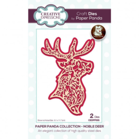 CEDPP005 Creative Expressions Paper Panda dies Noble deer