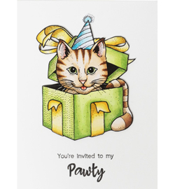 BL-ES-STAMP408 - Cat in a box Essentials nr.408