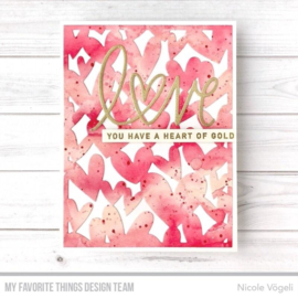 MFT-1650 My Favorite Things Lots of Hearts Cover-Up Die-namics