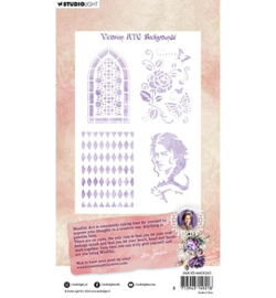 JMA-VD-MASK265 Victorian ATC backgrounds Victorian Dreams nr.265
