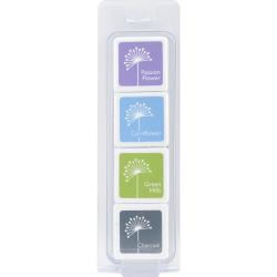 053848  Hero Arts Dye Ink Cubes 4 Colors Field Notes