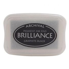 BR1-82 Brilliance ink pad graphite black