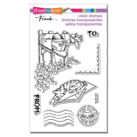 676724 Stampendous Perfectly Clear Stamps Mailbox Country