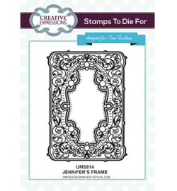 UMS814 To Die For Stamp Jennifer's Frame