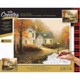 558018 Thomas Kinkade Paint By Number Kits The Blessings Of Autumn 16"X20"