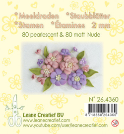 264360 Leane Creatief Meeldraden Matt & Pearl Nude