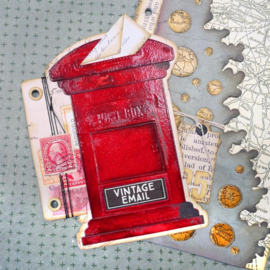 EC2074 Elizabeth Craft Metal Dies Post Mailbox